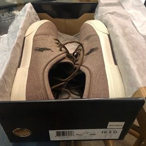 Polo Ralph Lauren FAXON LOW-SK-VLC TAN CHAMBRAY/SUEDE